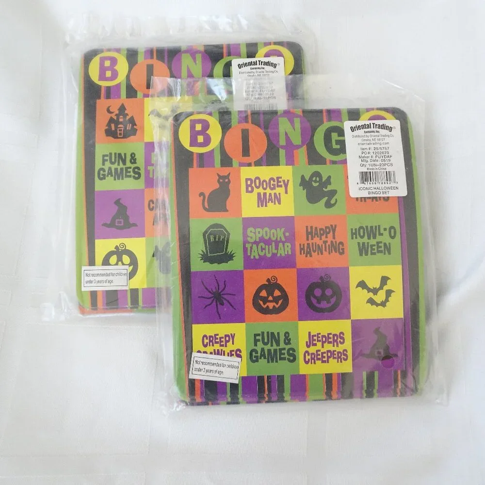 Oriental Trading Co Halloween Bingo Cardstock Game-2pks (23pcs/pk) 6